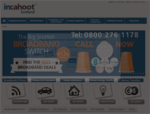 Tablet Screenshot of incahootscotland.com